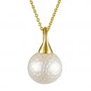 Collier Momento Pearl 18 kt GG SWZP Weiß 11-12mm  NFC-Chip