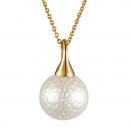 Collier Momento Pearl 18 kt RG SWZP Weiß 11-12mm  NFC-Chip